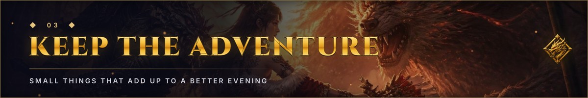 Keep the adventure