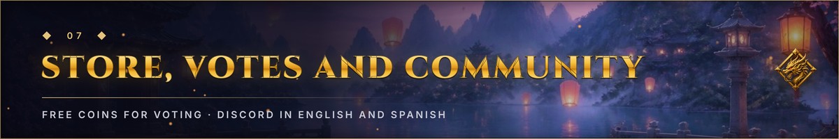 Store, votes and community